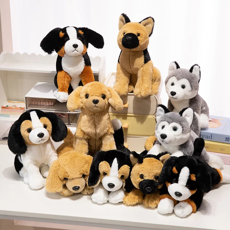 Cute Golden Retriever Stuffed Animal – Soft Plush Dog Toy Gift