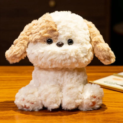 Cute Maltipoo White & Lemon Stuffed Animal – Soft Plush Dog Toy Gift