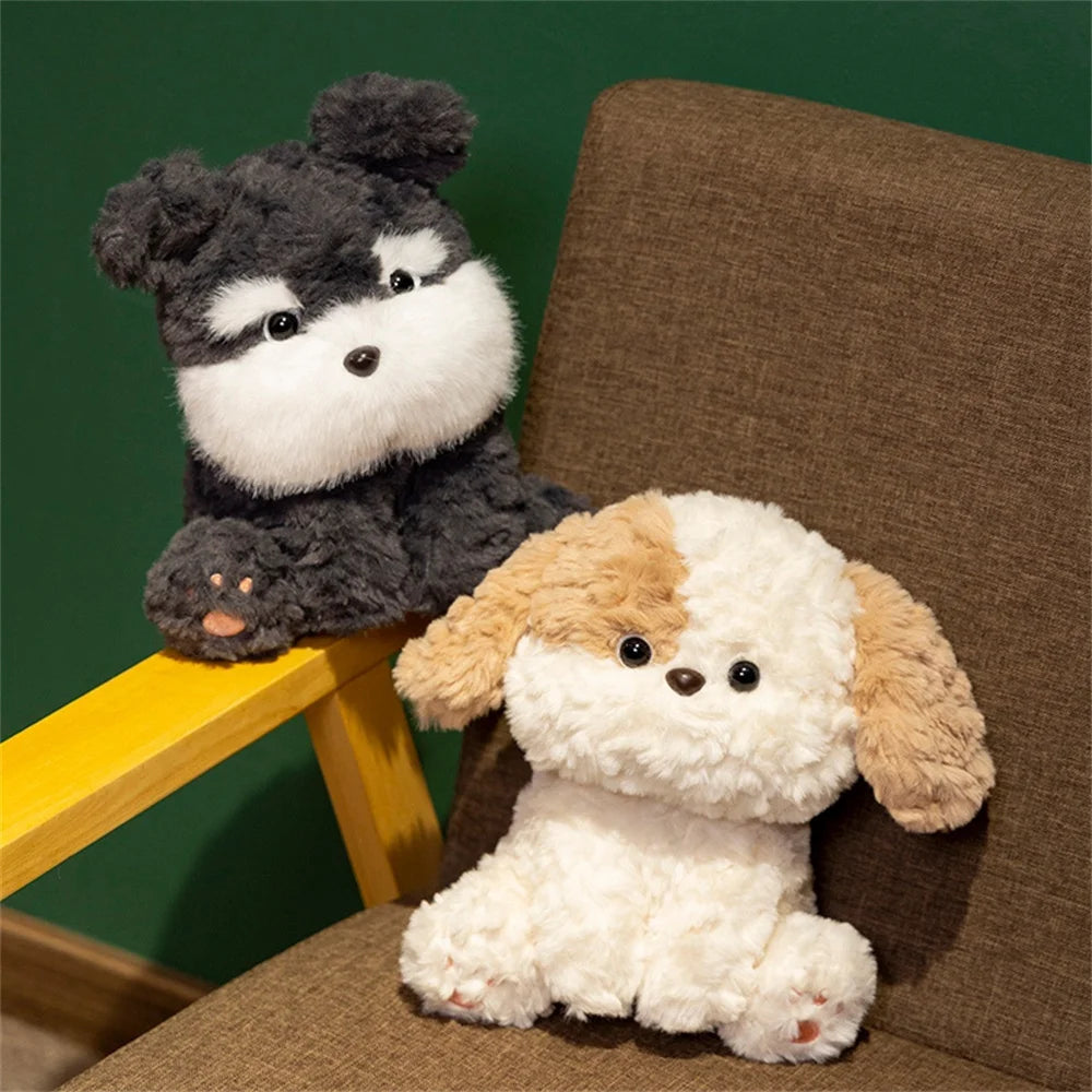 Cute Maltipoo White & Lemon Stuffed Animal – Soft Plush Dog Toy Gift