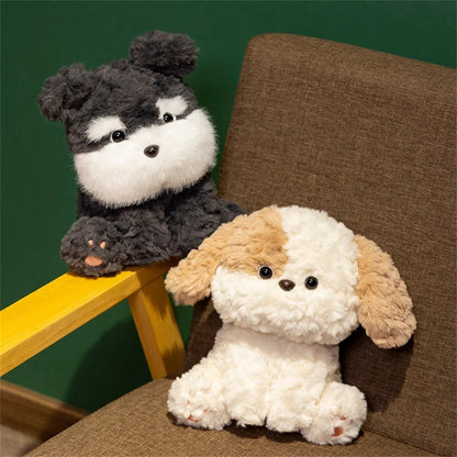 Cute Maltipoo White & Lemon Stuffed Animal – Soft Plush Dog Toy Gift