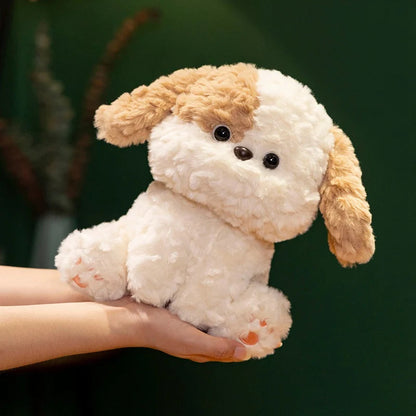 Cute Maltipoo White & Lemon Stuffed Animal – Soft Plush Dog Toy Gift