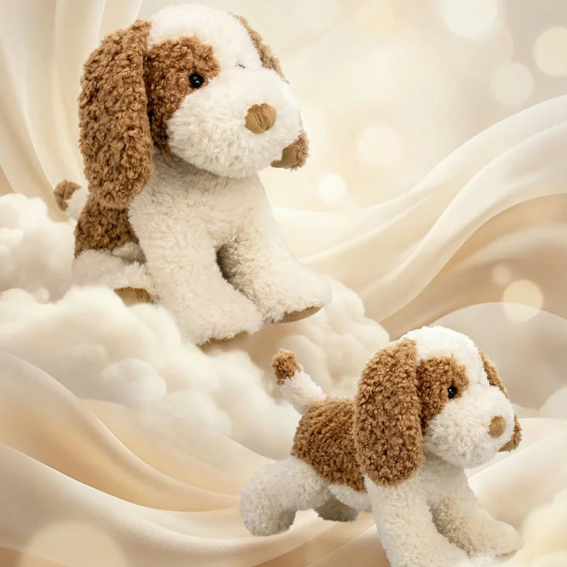 Cute Tan and White Beagle Stuffed Animal – Plush Toy for Dog Lover