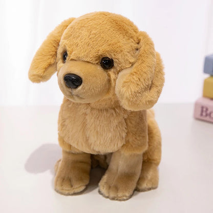 Cute Yellow Labrador  Stuffed Animal – Soft Plush Dog Toy Gift