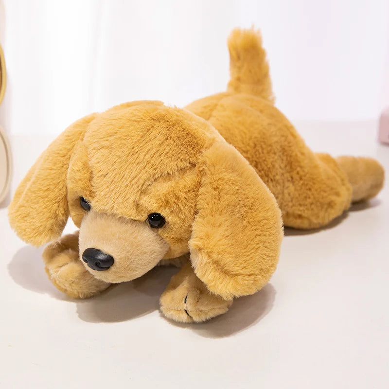 Cute Yellow Labrador  Stuffed Animal – Soft Plush Dog Toy Gift