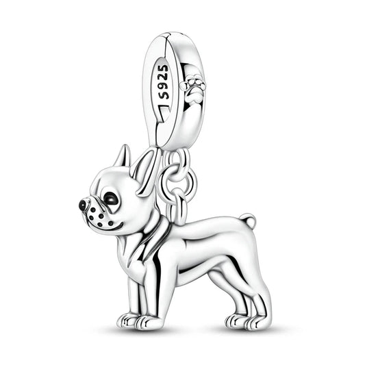 Delicate French Bulldog Pendant – Silver Dog Jewelry
