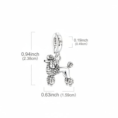 Delicate Poodle Jewelry - Silver Charm – Beautiful Puppy Jewelry for Women