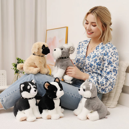 Delightful Black & White Boston Terrier Stuffed Animal – Sweet Plush Toy