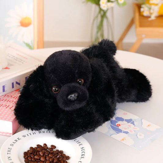 Dreamy Black Poodle Plush Toy – Sweet Curly Puppy Keepsake