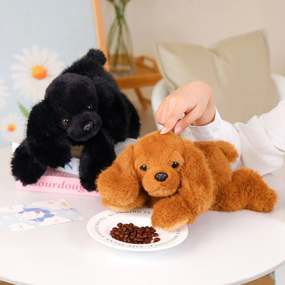 Dreamy Black Poodle Plush Toy – Sweet Curly Puppy Keepsake