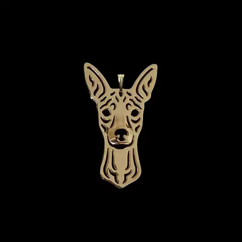 Elegant Miniature Pinscher Dog Charm Necklace – Premium Jewelry