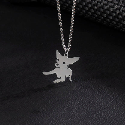 Elegant Miniature Pinscher Necklace Charm – Dog Lover Jewelry