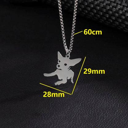 Elegant Miniature Pinscher Necklace Charm – Dog Lover Jewelry