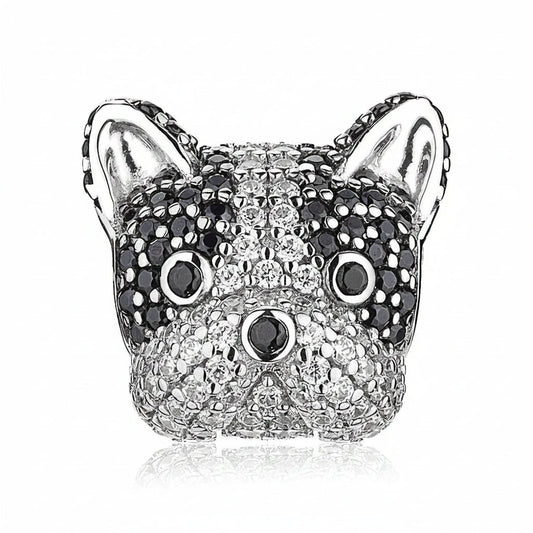Fashion French Bulldog Charm – Modern Silver Necklace