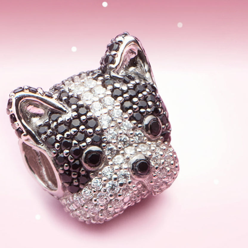 Fashion French Bulldog Charm – Modern Silver Necklace