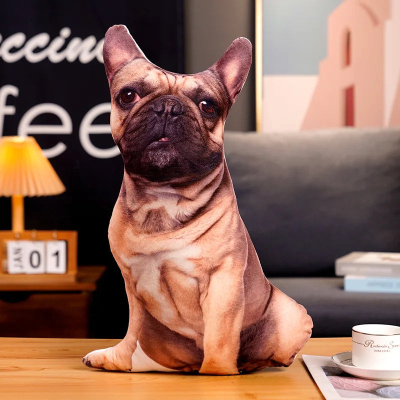 Fawn French Bulldog with Black Mask Plush Toy – Cute Puppy Cuddle Companion Gift