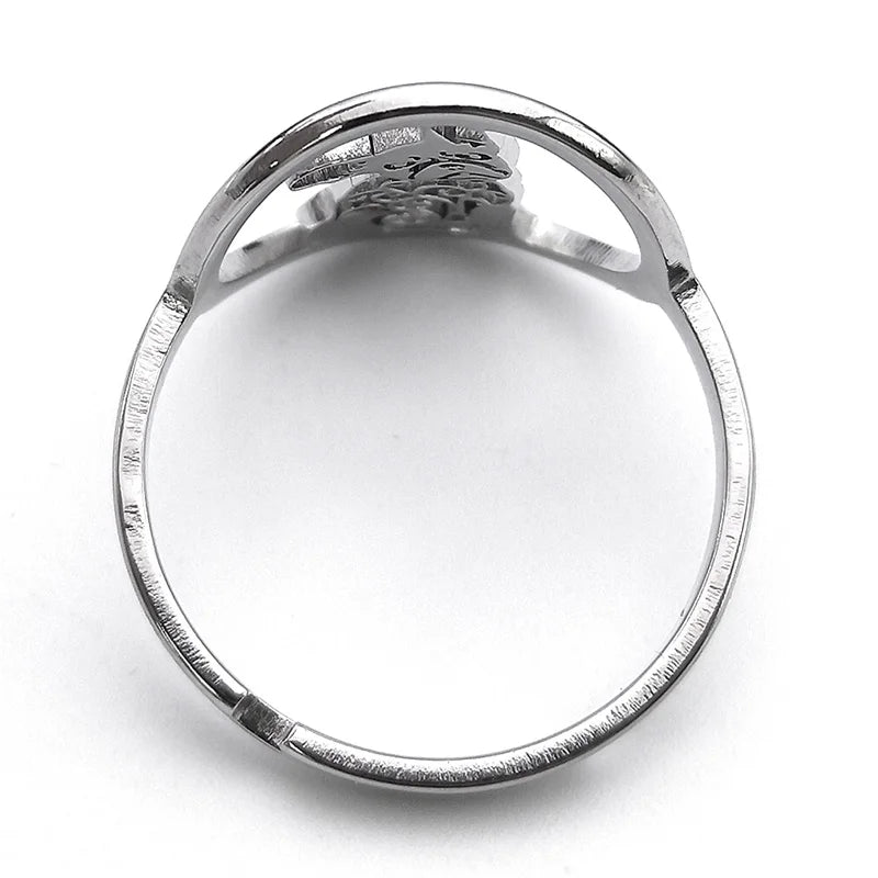 French Bulldog Silver Ring – Detailed Frenchie Dog Jewelry