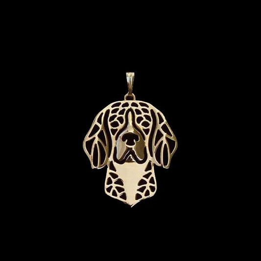 Golden and Silver Beagle Pendant Charm – Dog Love Jewelry for Women