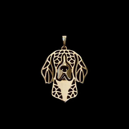 Golden and Silver Beagle Pendant Charm – Dog Love Jewelry for Women