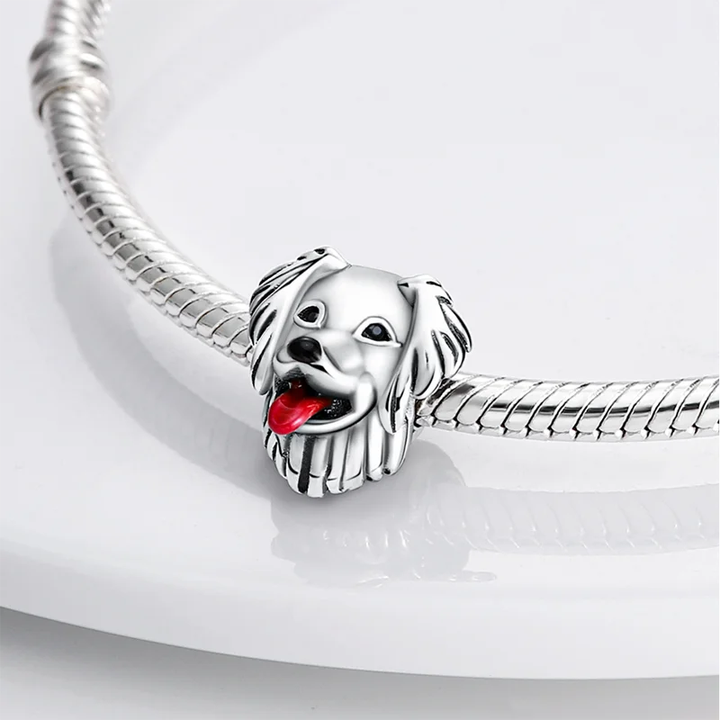Golden Retriever Charm – Cherished Dog Memory Pendant