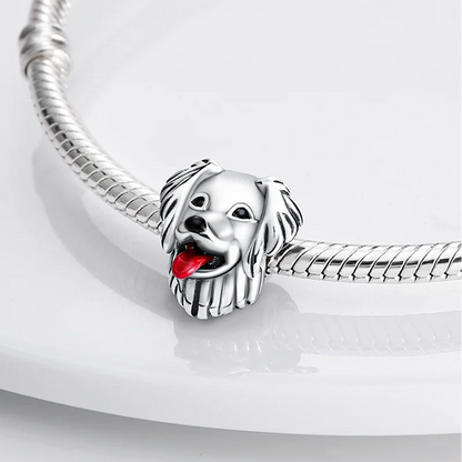 Golden Retriever Charm – Cherished Dog Memory Pendant