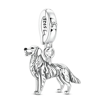 Golden Retriever Charm – Sun-Kissed Puppy Whisper Pendant