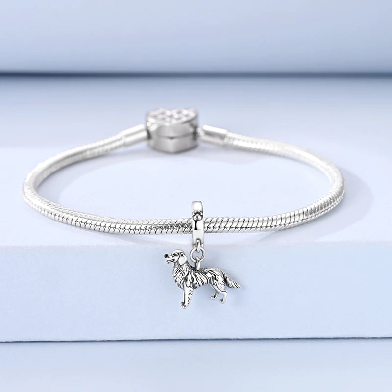 Golden Retriever Charm – Sun-Kissed Puppy Whisper Pendant