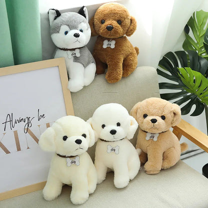 Huggable Toy Poodle Plush Toy for Curly Cutie Lovers - Sun-Kissed Apricot Snuggle Bear - Dreamy Realistic Magical Birthday Gift