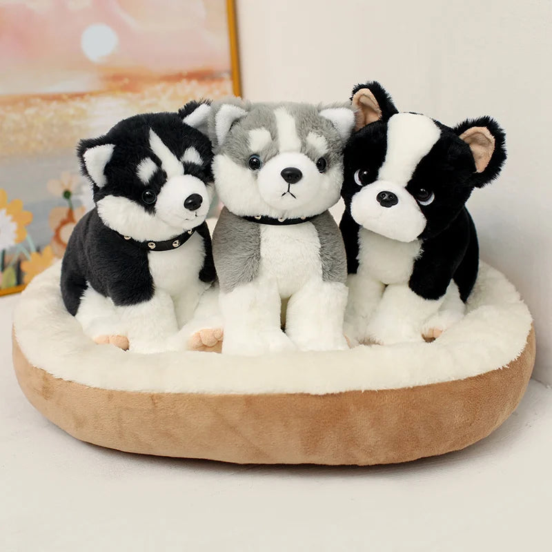 Irresistible Pepper & Salt Schnauzer Stuffed Animal – Cute Plush