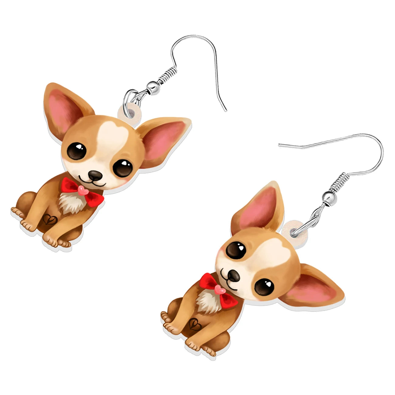Lovely Chihuahua Earrings Jewelry – Small Dog Big Personality