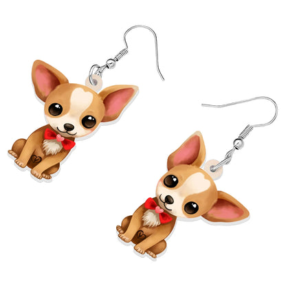 Lovely Chihuahua Earrings Jewelry – Small Dog Big Personality