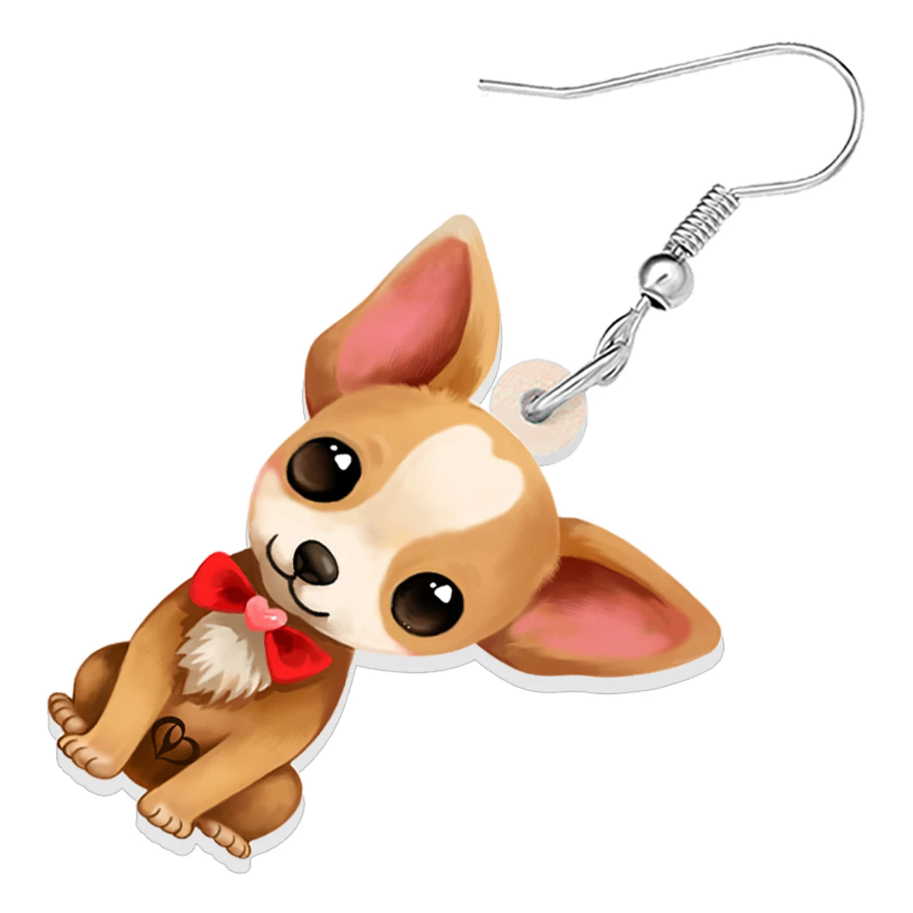 Lovely Chihuahua Earrings Jewelry – Small Dog Big Personality