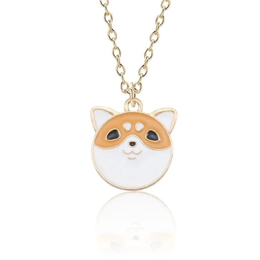 Luminous Shiba Inu Necklace – Bright Energy Dog Jewelry for Women