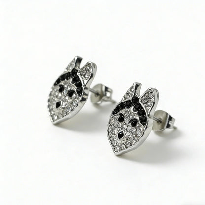 Siberian Husky Silver Earrings – Unique Dog Jewelry Gift for Girls