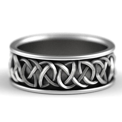 Siberian Husky Silver Ring – Detailed Dog Jewelry for Men
