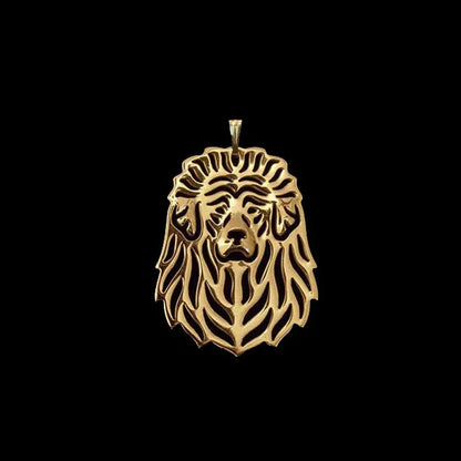 Silver and Gold Tibetan Mastiff Charm – Powerful Guardian Dog Jewelry