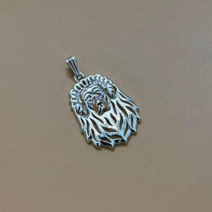 Silver and Gold Tibetan Mastiff Charm – Powerful Guardian Dog Jewelry