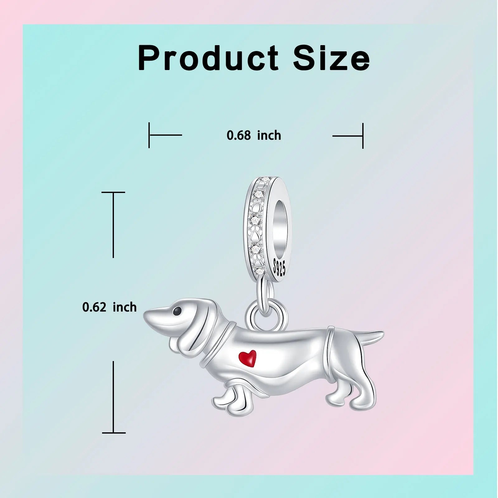 Silver Dachshund Charm – Gentle Spirit Puppy Jewelry for Women