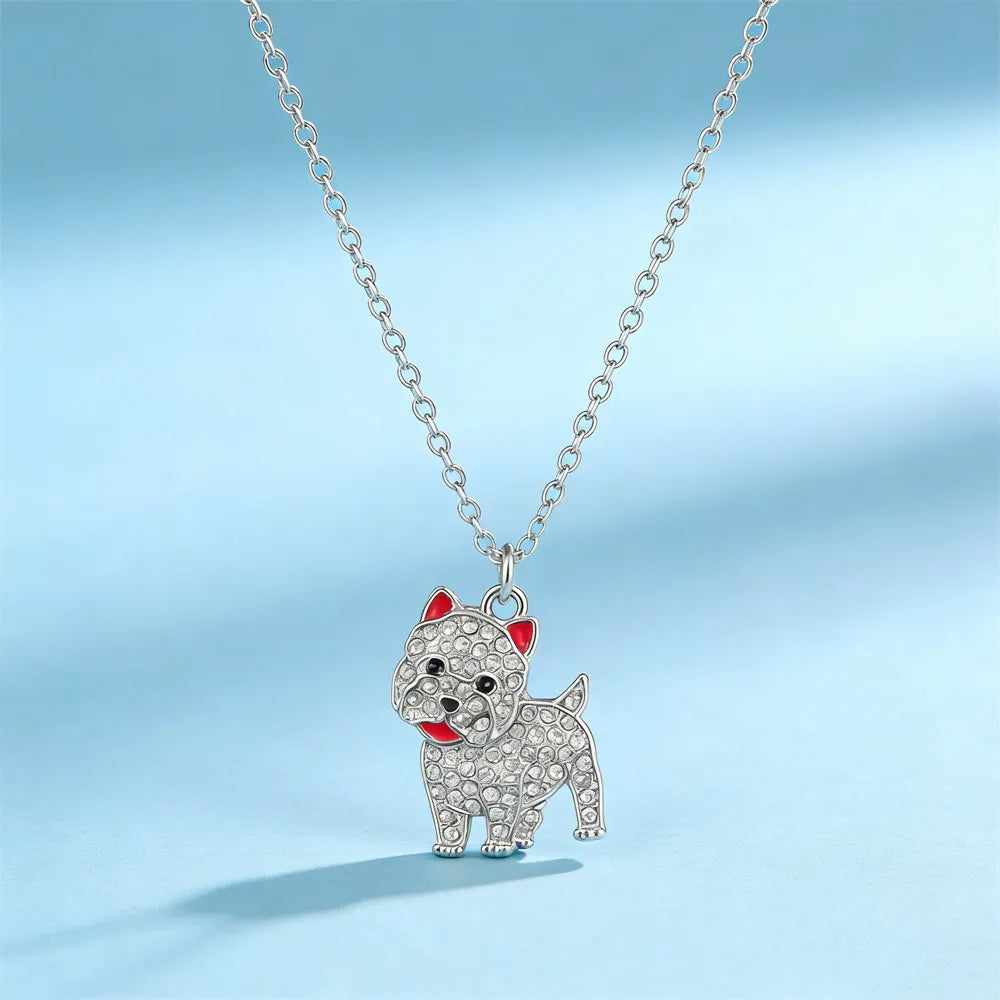 Stylish West Highland Necklace – Unique Dog Lover Jewelry