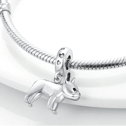 Trendy French Bulldog Pendant – Stylish Silver Dog Charm