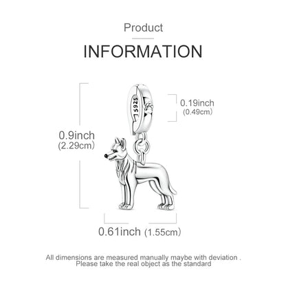 Trendy German Shepherd Charm – Modern Dog Lover Accessory