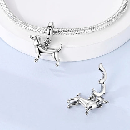 Unique Beagle Silver Charm Bracelet – Cute Dog Lover Gift