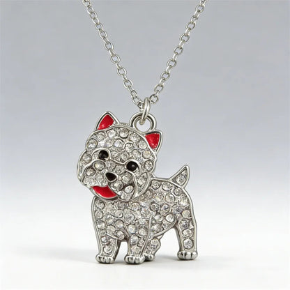 West Highland Necklace – Shiny Symbol of Joy Dog Jewelry for Women