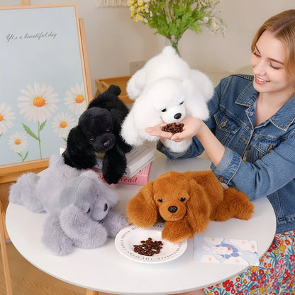 Whimsical White Poodle Plush Toy – Cute Curly Dog Gift