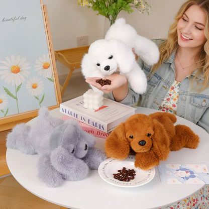 Whimsical White Poodle Plush Toy – Cute Curly Dog Gift